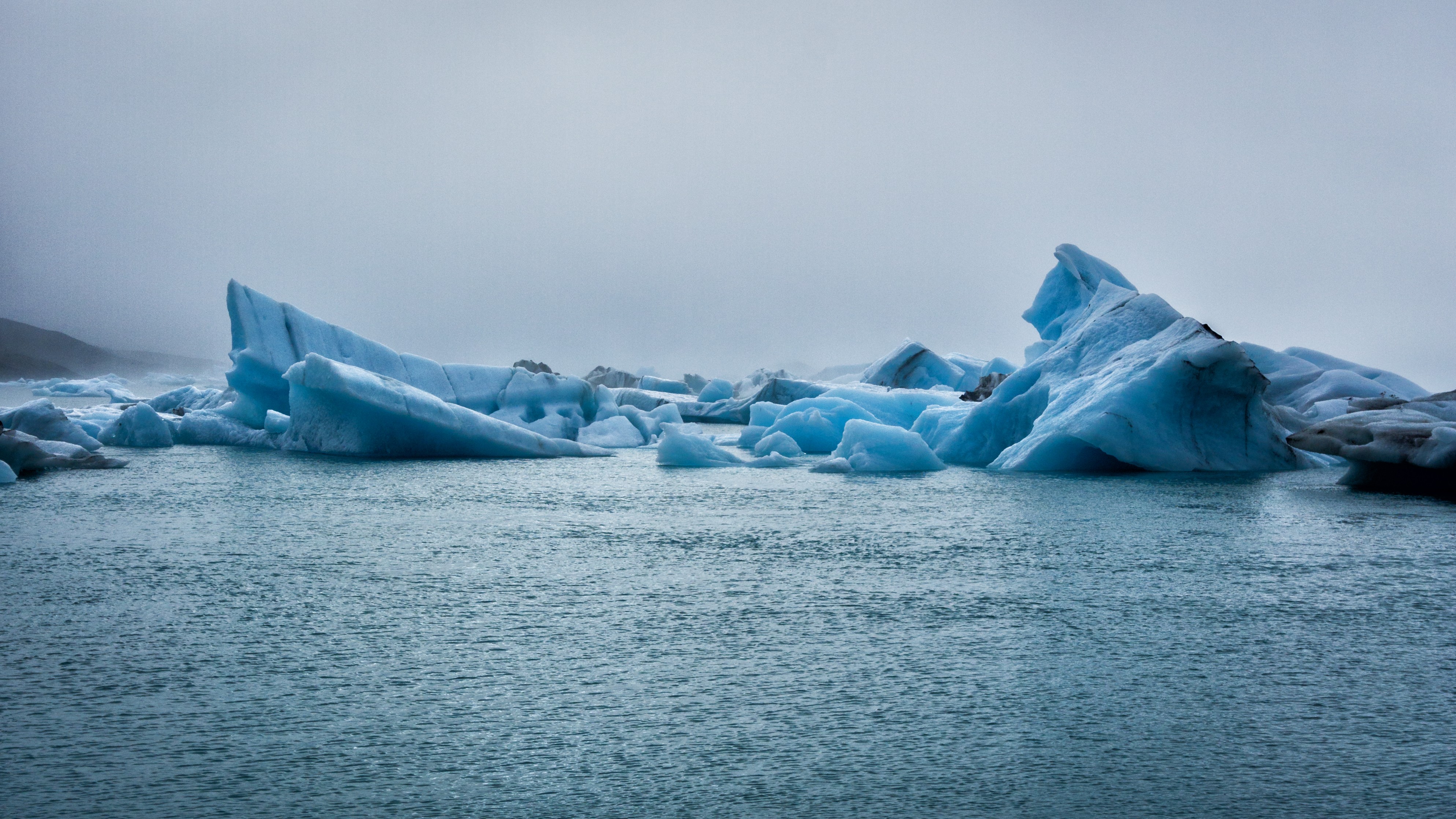 water, Iceberg, Landscape Wallpaper