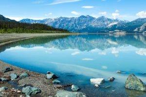 landscape, Calm waters, Mountains, Nature, Lake, Reflection