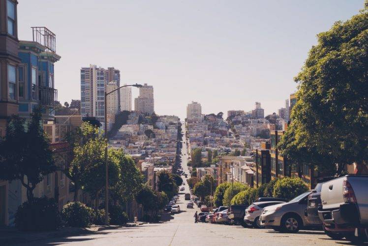 cityscape, Road, Car, San Francisco HD Wallpaper Desktop Background