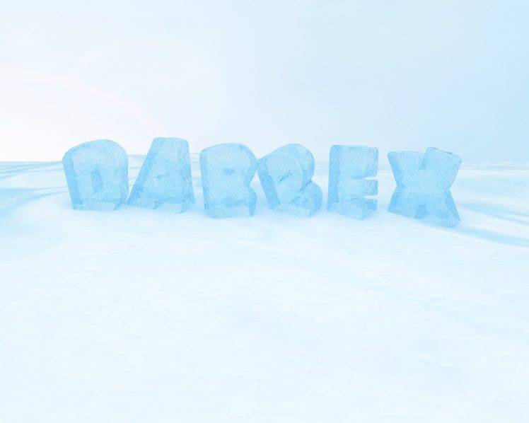 Cinema 4D, Typography, Letter, Ice, Snow, Winter, Render, 3D HD Wallpaper Desktop Background