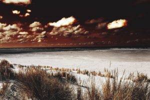 beach, Landscape, Island, Clouds, North Sea, Photoshop