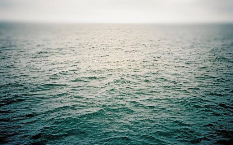 water, Sea, Calm, Minimalism, Waves, Horizon HD Wallpaper Desktop Background