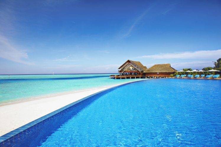 tropical, Sea, Maldives HD Wallpaper Desktop Background