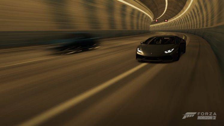 Forza Horizon 2, Forza Hozion, Car, Supercars, Lamborghini, Lamborghini Huracán LP610 4 HD Wallpaper Desktop Background