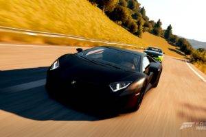 Forza Horizon 2, Forza Hozion, Car, Supercars, Lamborghini Aventador, Ford Mustang