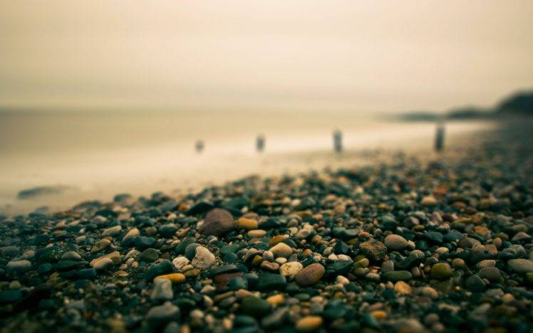 landscape, Coast, Tilt shift HD Wallpaper Desktop Background