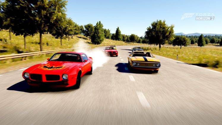car, Forza Horizon 2, Pontiac Firebird, Video games, Pontiac HD Wallpaper Desktop Background