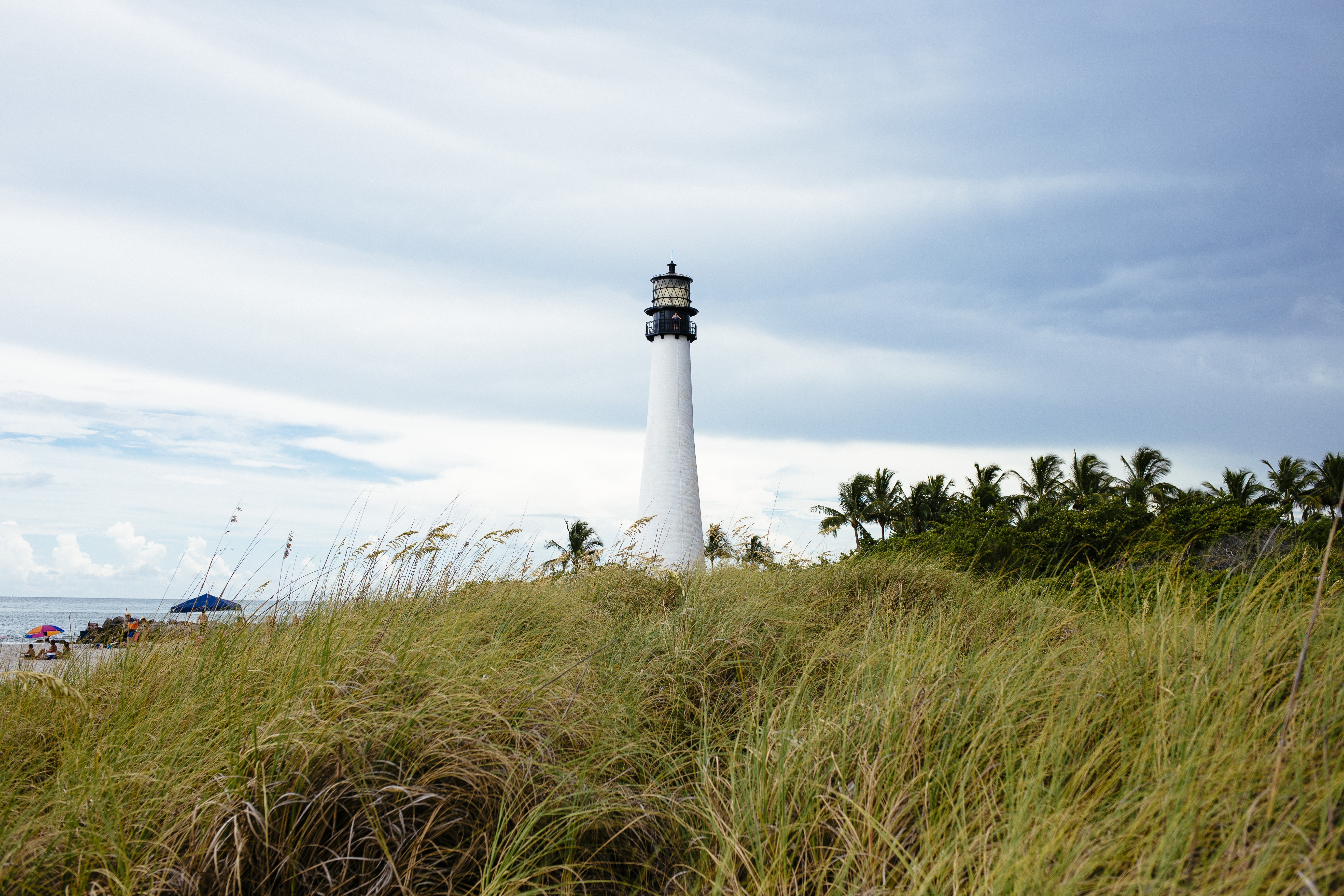 nature, Grass, Lighthouse Wallpaper