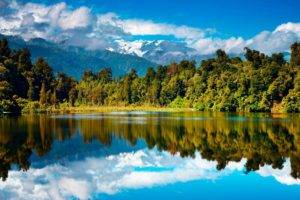 landscape, Nature, Lake, Reflection, Mountains