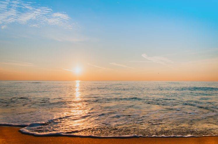 landscape, Tropical, Beach, Sun HD Wallpaper Desktop Background