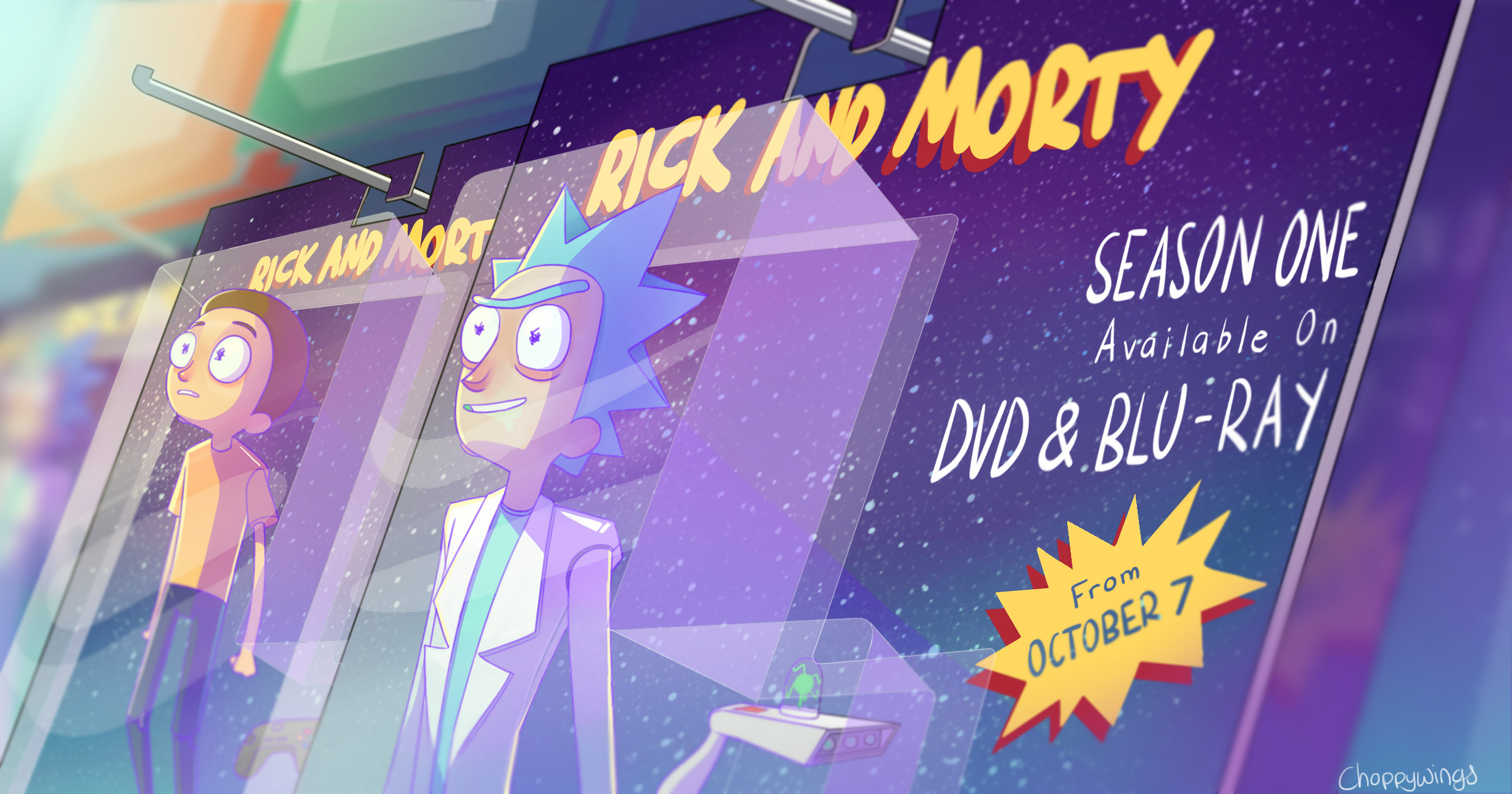 Rick and Morty, Cartoon, Action figures, Choppywings Wallpaper