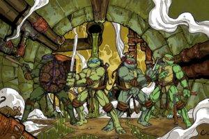 Teenage Mutant Ninja Turtles, Warrior, Cartoon