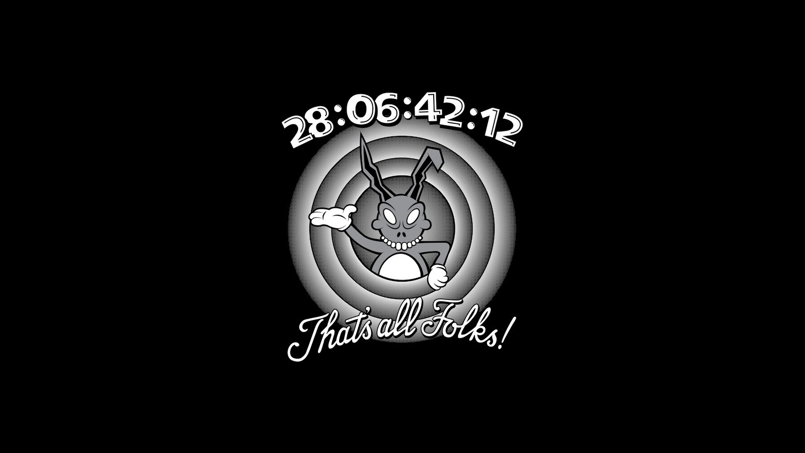 Looney Tunes, Thats All Folks, Cartoon, Parody, Crossover Wallpaper