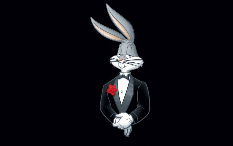 cartoon, Bugs Bunny, Warner Brothers, Suits, Smokin, Rabbits, Looney Tunes HD Wallpaper Desktop Background