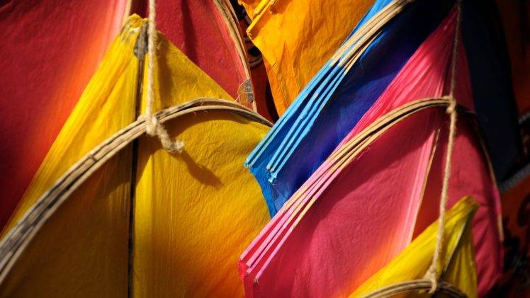 India, Colorful, Ahmedabad, Kites HD Wallpaper Desktop Background