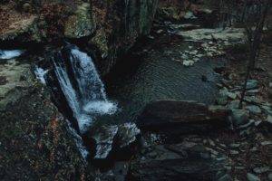 waterfall, Nature, Water