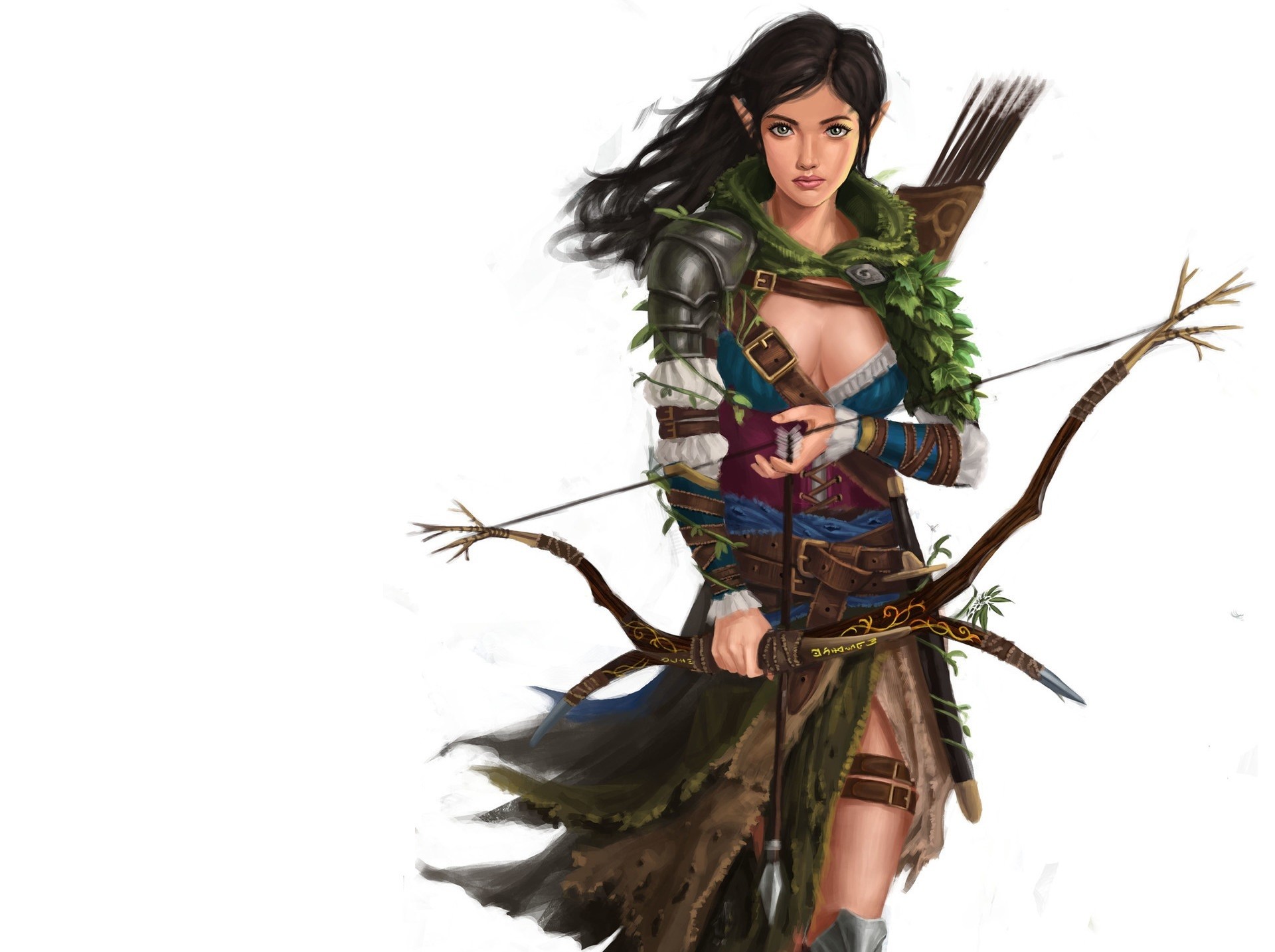 archer, Fantasy art, Bow, Fantasy girl Wallpaper