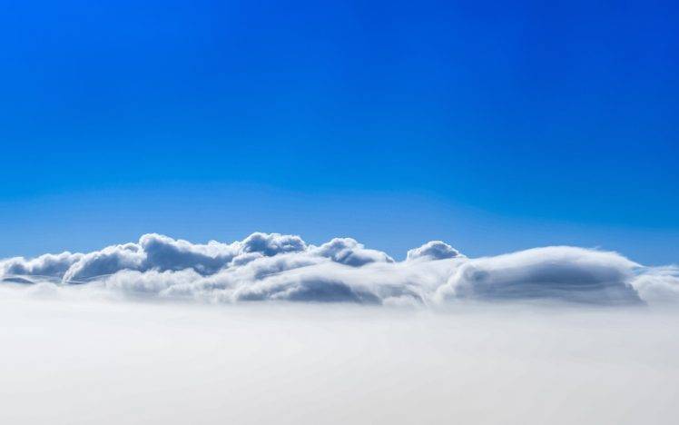 sky, Blue, Clouds, Nature HD Wallpaper Desktop Background