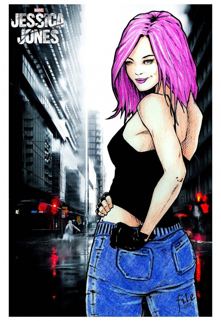 Jessica Jones, Marvel Comics HD Wallpaper Desktop Background