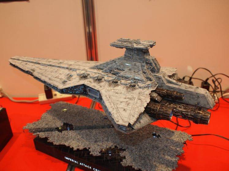 scale model, Battleship, Star Wars, Star Destroyer HD Wallpaper Desktop Background