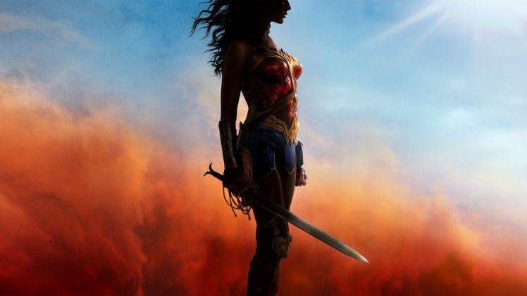 Wonder Woman, Gal Gadot, Artwork, Landscape HD Wallpaper Desktop Background