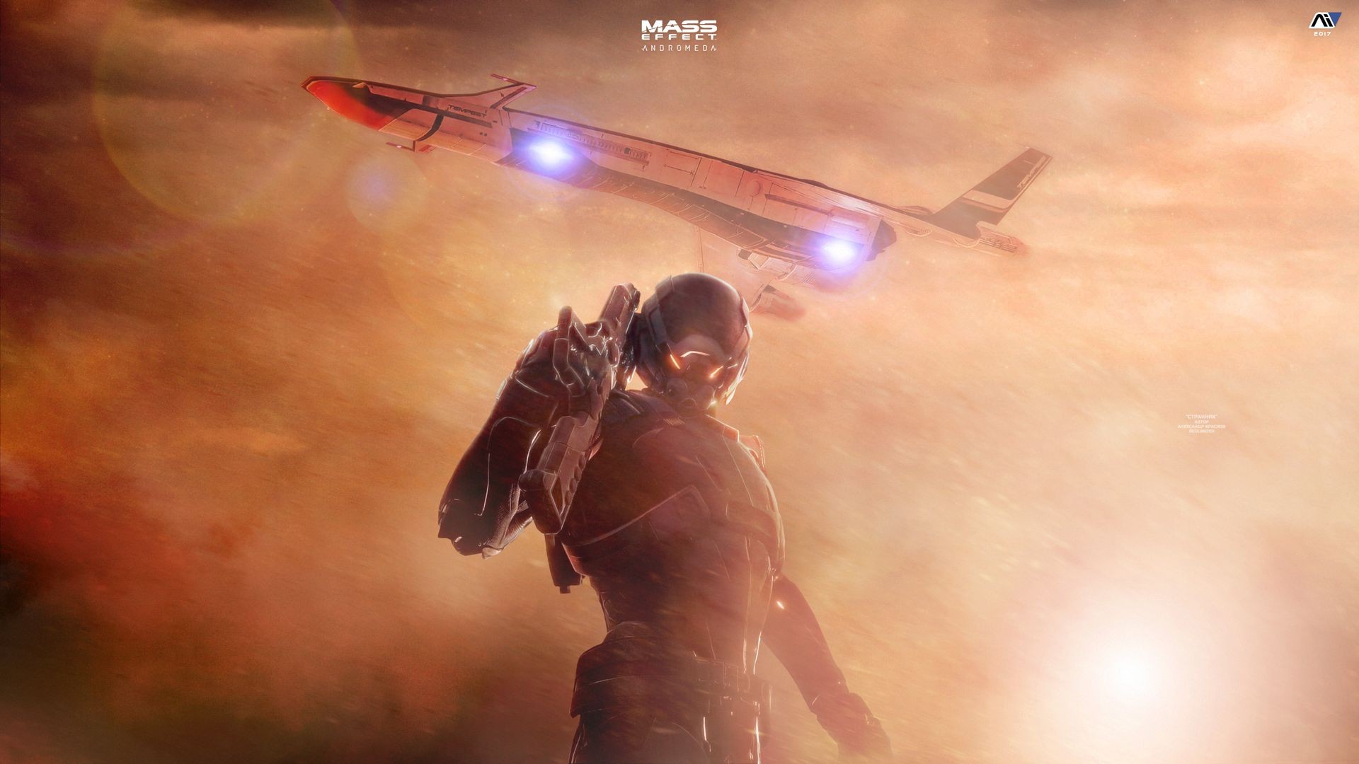Ryder, Mass Effect: Andromeda, Andromeda Initiative, Tempest Wallpaper