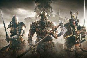 knight, For Honor, Video games, Vikings, Samurai, Crusaders, Sword, Axe
