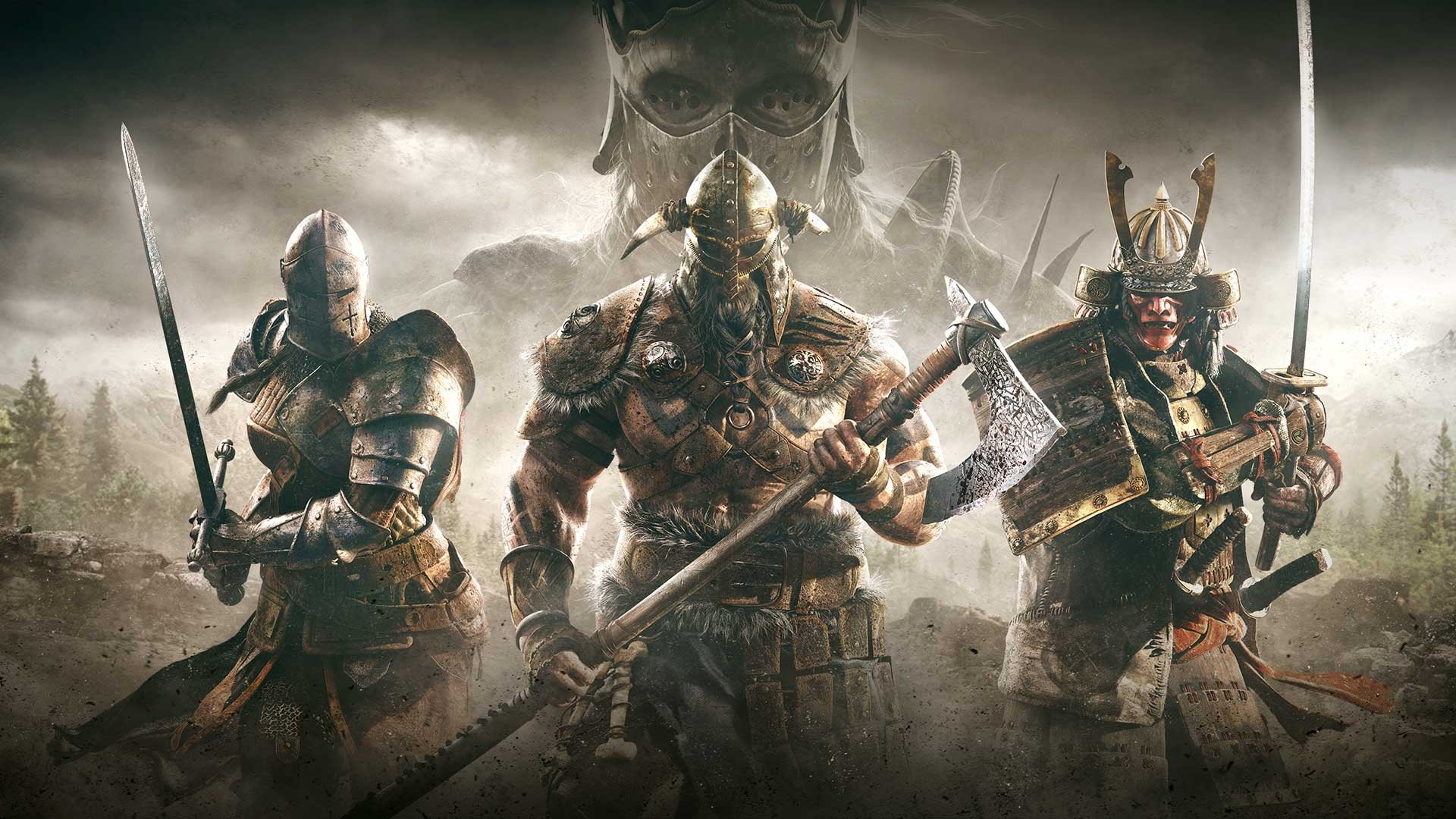 knight, For Honor, Video games, Vikings, Samurai, Crusaders, Sword, Axe Wallpaper