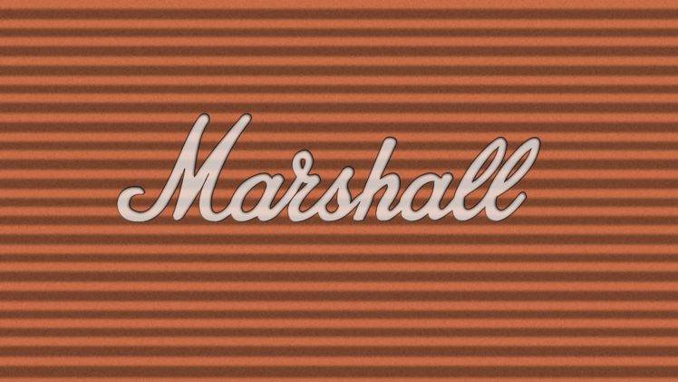 music, Marschall, Speakers, Simple, Simple background, Cover art HD Wallpaper Desktop Background