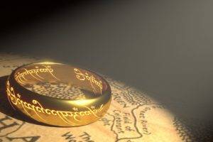 The Lord of the Rings, Rings, The One Ring, Map, Middle earth, Text, Closeup