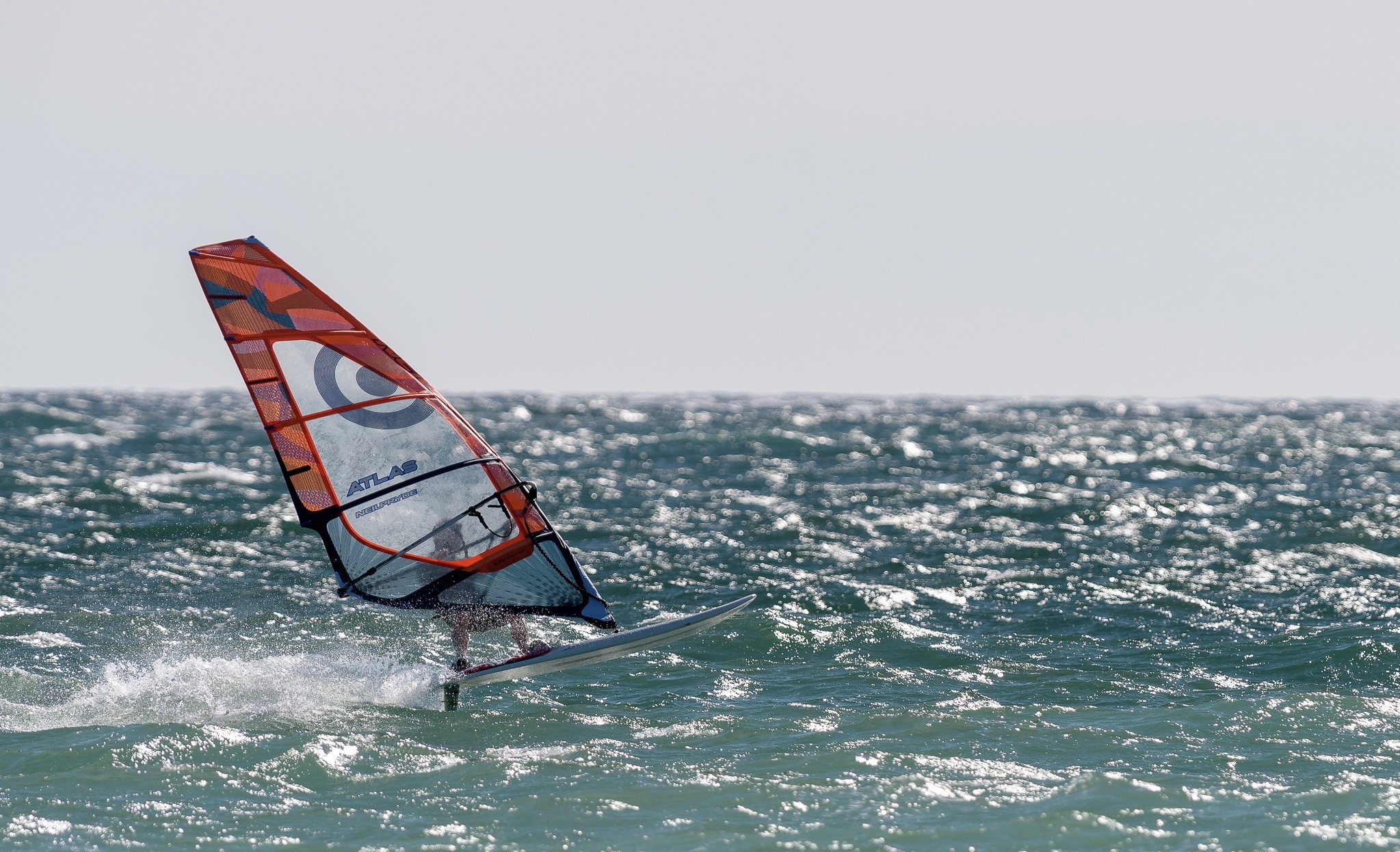 windsurfing, Sea, Sport Wallpaper