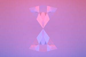 abstract, Blue, Red, Purple, Pink, Minimalism, Triangle
