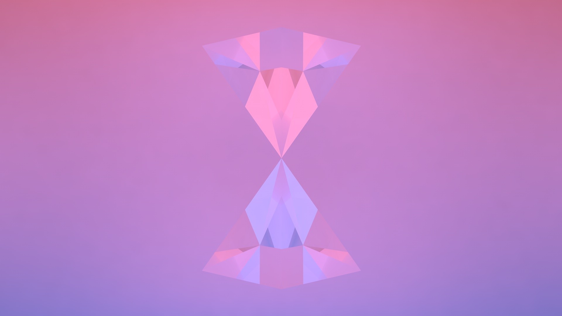 abstract, Blue, Red, Purple, Pink, Minimalism, Triangle Wallpaper
