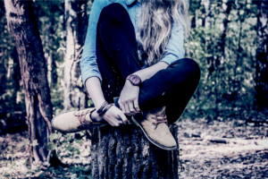 women, Women outdoors, Painted nails, Model, Long hair, Forest, Shoes