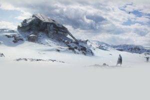 stormtrooper, Mountains, Snow, Star Wars