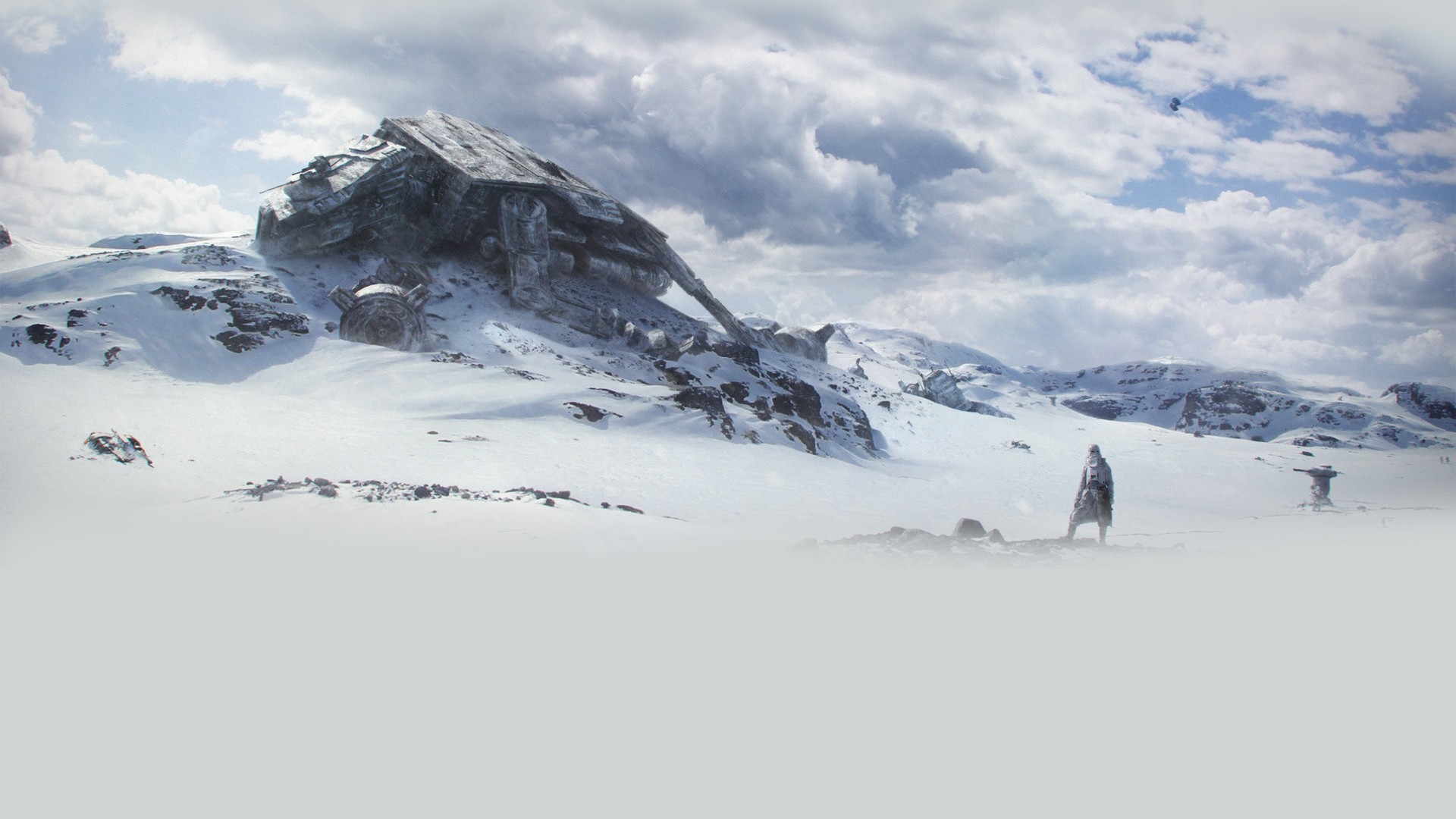 stormtrooper, Mountains, Snow, Star Wars Wallpaper
