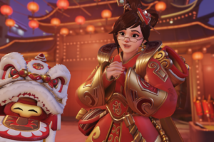 Overwatch, Mei (Overwatch), Holiday, Chinese dragon