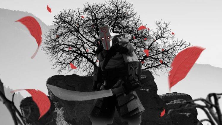 warrior, Dota 2, Defense of the Ancients, Dota, Steam (software), Juggernaut, Mask, Samurai, Video games HD Wallpaper Desktop Background