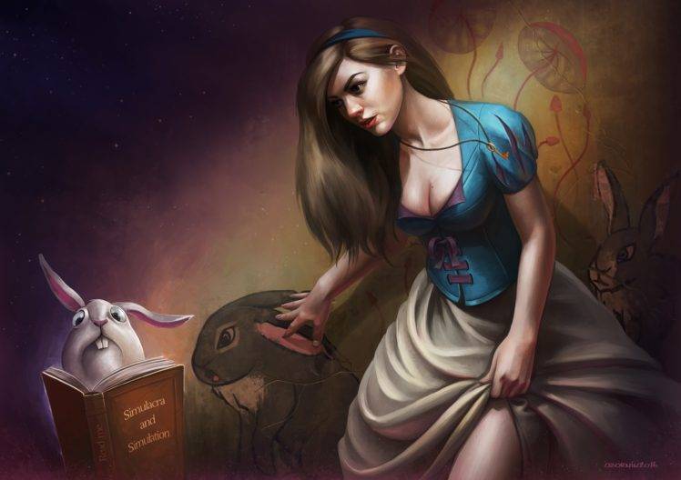 fantasy art, Alice in Wonderland HD Wallpaper Desktop Background