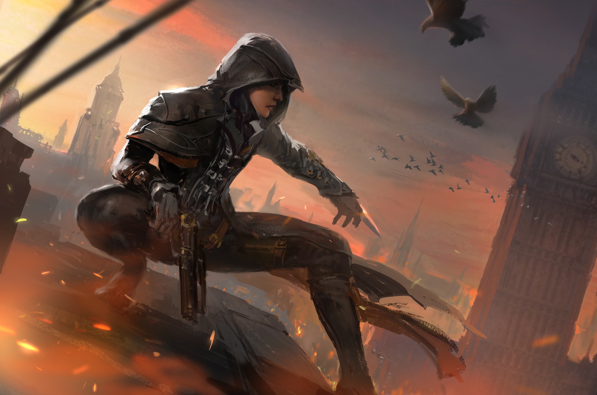warrior, Elise (Assassins Creed: Unity) Wallpaper