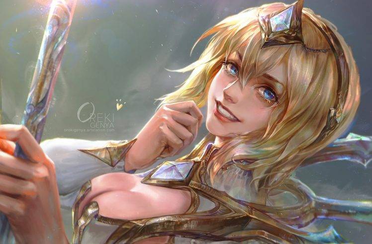 warrior, Lux (League of Legends), Fantasy art, League of Legends HD Wallpaper Desktop Background