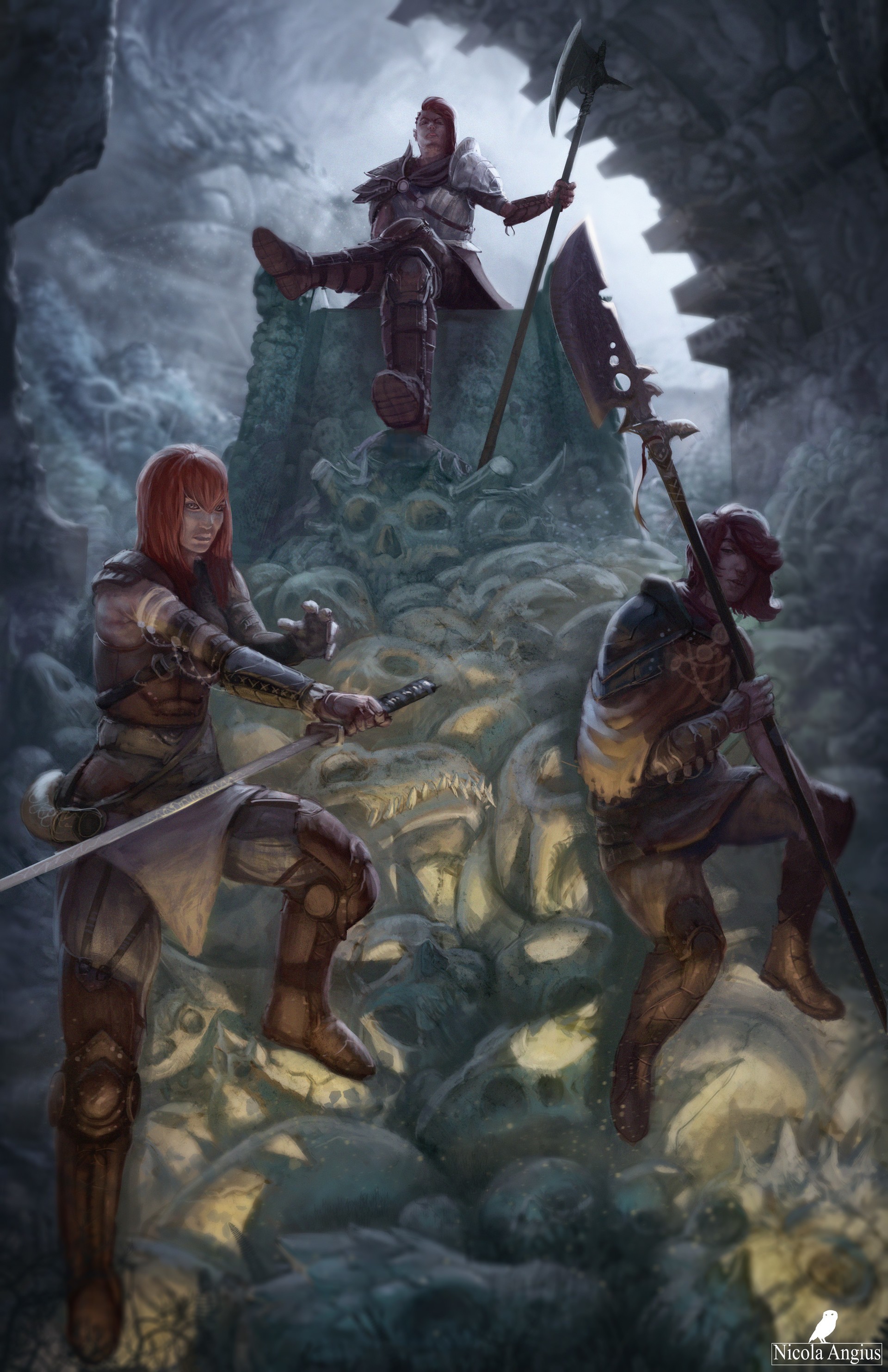warrior, Fantasy art Wallpaper