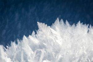 nature, Landscape, Winter, Snow, Ice, Frost, Closeup