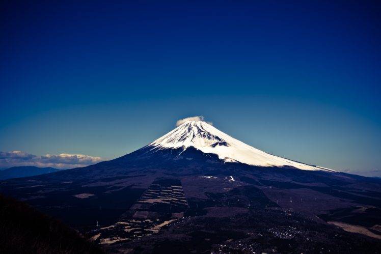 mountains, Mount Fuji, Volcano HD Wallpaper Desktop Background