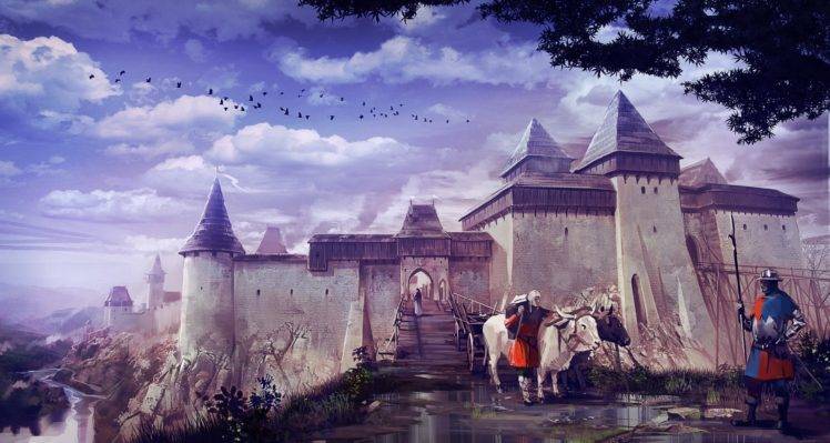 castle, Kingdom Come: Deliverance, The middle ages HD Wallpaper Desktop Background