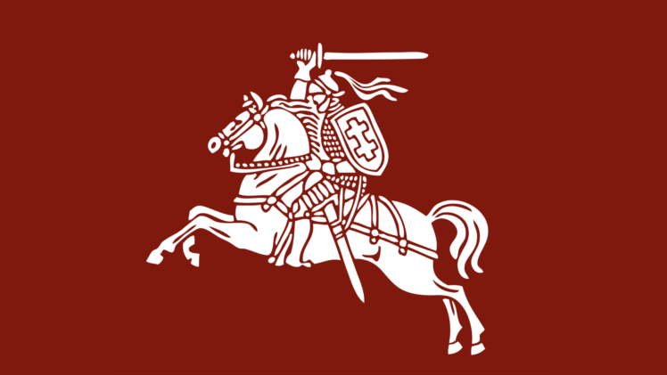 horseman, Lithuania, Coat of arms, Flag HD Wallpaper Desktop Background