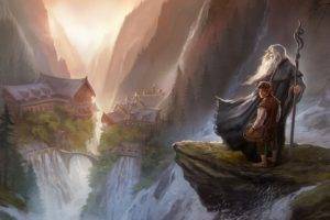 Gandalf, Bilbo Baggins, The Hobbit, Movies, Fantasy art