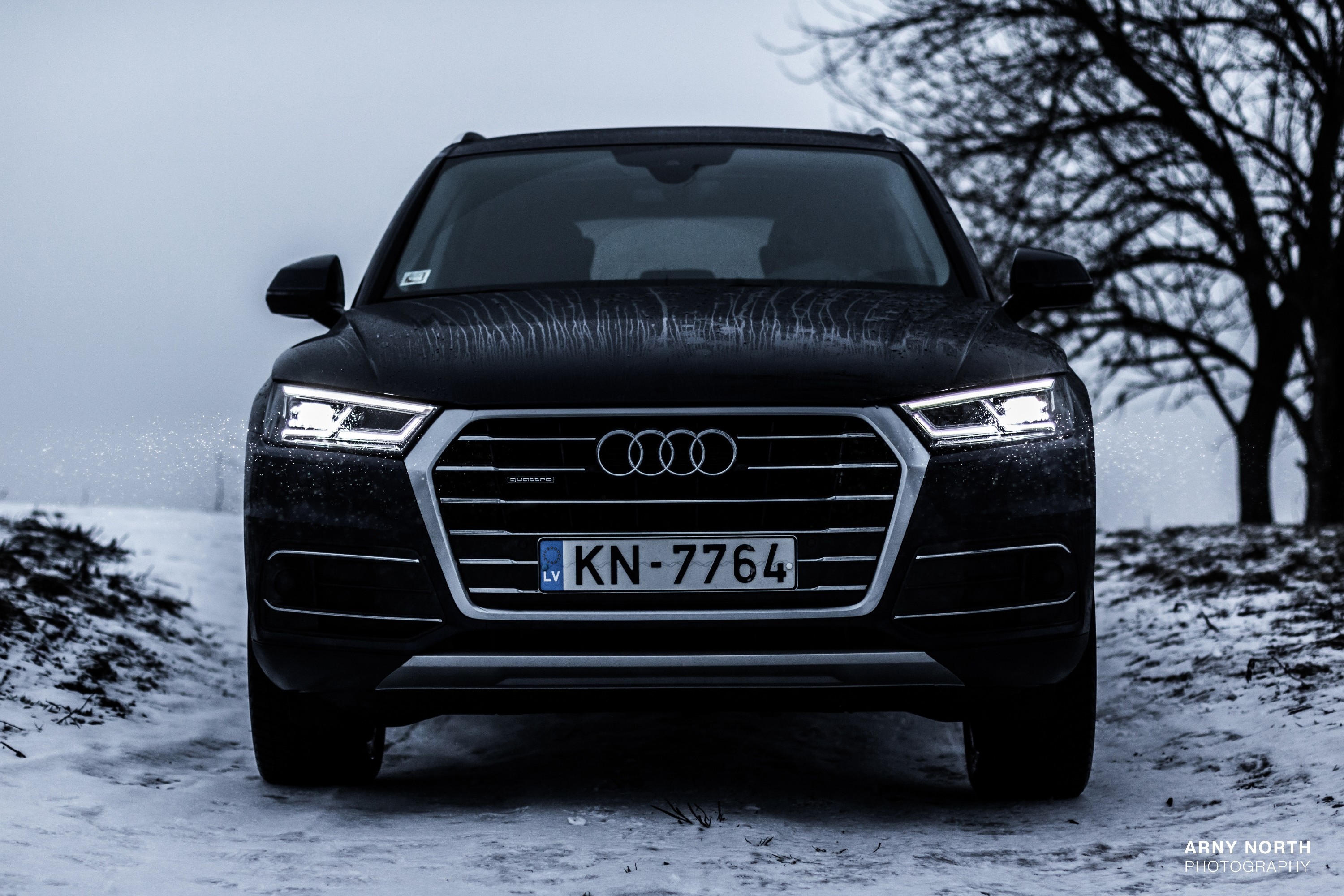 Audi Q5, Audi quattro, Snow, Latvia, Arny North Wallpaper