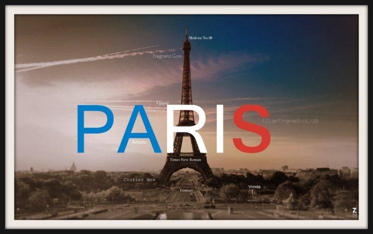 solid color, Paris, Typography, Street, Landscape, Blurred, Cityscape HD Wallpaper Desktop Background