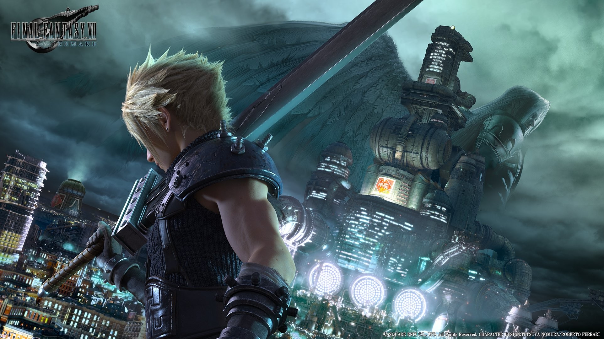 Cloud Strife, Final Fantasy VII, Video games, Midgar, Shinra, Sephiroth Wallpaper